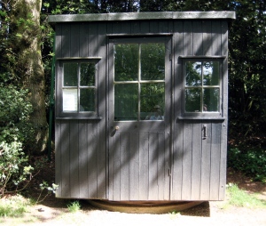 George Bernard Shaw's rotating writing hut